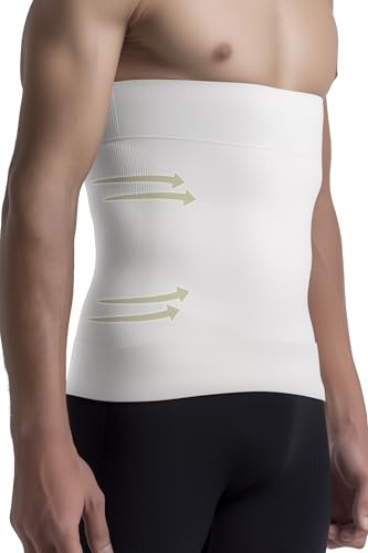 SLIMCELL Gambetti Pancera Contenitiva Uomo Modellante - Microfibra Traspirante Senza Cuciture, Fascia Addominale Dimagrante Pancia Piatta, Effetto Massaggiante 3D Invisibile - Made in Italy
