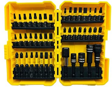 Nemura Embouts Visseuse Extra hard Impact+ - Coffret de 45 pièces en Acier S2 - Porte embout universel - Boîte de Rangement - Outils Haut de gamme - Marque Française
