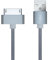 RULGOI Câble 30 broches de 200 cm de large, compatible avec iPhone 4S/4, iPhone 3G/3GS, iPad 1 2 3 et iPod, câble de chargement et de synchronisation USB - Gris