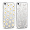 Yoedge 2 Stück Durchsichtig Blumen HandyHülle für iPhone 6 / iPhone 6S Hülle Blumenn 4,7, Transparent Schutzhülle für iPhone 6S Case 3D Muster Design Aesthetic Mädchen Frauen Silikon Stoßfest Cover
