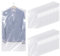 Hejo 30 Pezzi Copri Abiti in Plastica, 60 * 90cm Buste Trasparenti per Vestiti, Copri Abiti da Armadio, Copri Abiti Anti Polvere, per Camicie, Giacche, Abiti, Maglioni