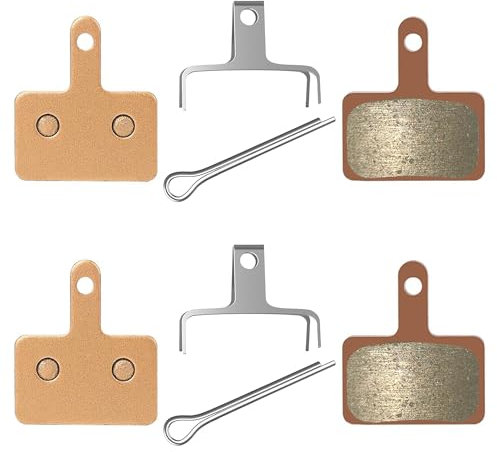 2 Paar Mit Kupferbasis Gesinterte MTB Fahrrad Ebike Scooter, Elektroroller, Elektrorad Bremsbeläge, Kompatibel mit B01S Trp Tektro MT200 M355 M446 M315 M365