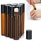 Miayical Roll on Glasflaschen für ätherisches öl 10 Stück, Nachfüllbare Leerflaschen für ätherische Öle, Lotionen und Parfüms, Braun öl Flasche, 10ml Rollon Flaschen für öle mit Roller Ball