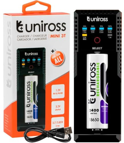 Battery Charger for Rechargeable 18650 Door Bell Batteries