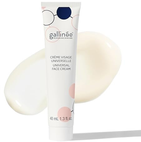 Gallinée - Universal Face Cream - Lightweight Hydrating Face Cream With Probiotics, Prebiotics, & Lactic Acid - Support Skin Barrier - Clinically Tested For Normal, Sensitive, Atopic-Prone Skin - 40ml