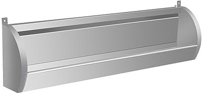 Urinal für Männer, an der Wand montiertes Urinal aus Edelstahl, kommerzielles Urinal, verlängert um 100 cm, mit Abflussrohr, platzsparendes Toilettenurinal für Männer, für Schulen, Krankenhäuser, Ba