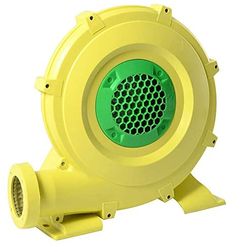 Extractor Fan,750W Air Blower for Inflatables,110/120V Yellow Waterproof Centrifugal Electric Fan for Inflatable Movie Screen Bouncy Castle and Slides,Compact and Energy Efficient