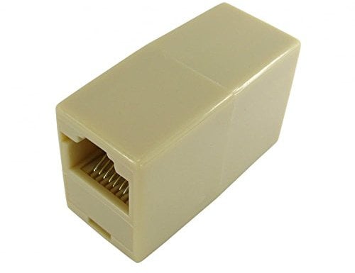 PCSL® RJ45 Coupler - F to F Straight Network Ethernet Lan Adapter Connector (Pack 1)