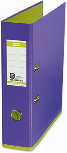 Oxford Ordner A4, myColour, 8 cm breit, zweifarbig in violett und hellgrün, 1 Stück