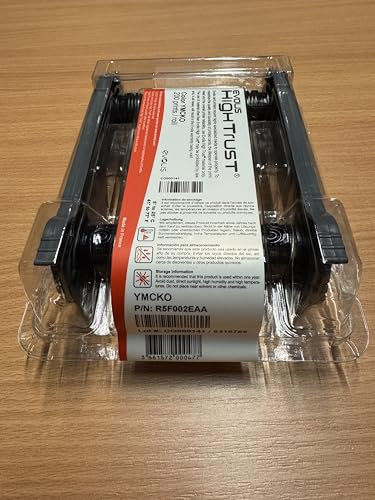Evolis R5F002EAA Farbband Schwarz, Blau, Rot, Gelb