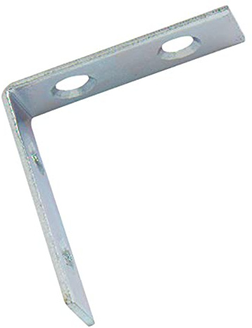 Merriway® BH01108 (25 Pcs) Bright Zinc Plated Corner Braces Brackets Plates, 40 mm (1.1/2 inch) - Pack of 25 Pieces