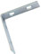 Merriway® BH01108 (25 Pcs) Bright Zinc Plated Corner Braces Brackets Plates, 40 mm (1.1/2 inch) - Pack of 25 Pieces
