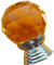 Tangpan 30mm Diamond K9 Crystal Glass Cabinet Knob Door Handle Color Amber Pack Of 10
