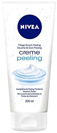 Nivea Shower Gel with Peeling Effect, Micro Exfoliating Particles and Vitamin E Beads, 200 ml