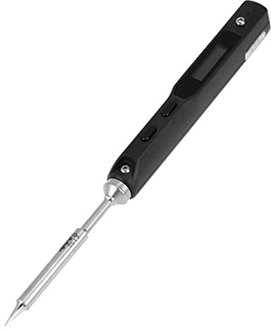 Akozon Lötkolben Lötpistolen TS100 DC 12 V-24 V 65 Watt Mini Tragbare Digitale Elektrische Lötkolben Schweißen Kit Verstellbares Temperaturbereich 100-400