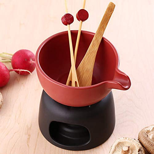 Chocolate Fondue Ice Cream Fondue Set Round DIY Swiss Cheese Cheese Fondue