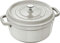 Staub Cocotte rotondo in ghisa da 2,75 qt, tartufo bianco, prodotto in Francia