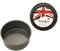 Samuel Groves 2 moldes redondos de 15 cm de profundidad, base fija antiadherente de doble capa, fabricados en Inglaterra