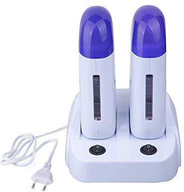 Nynelly Chauffe Cire Roll on Epilation Epilateur professionnel roll on Appareil Cartouches Cire épilation(Double)