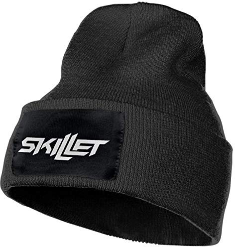 QIAOJIE Skillet Band Logo Golf Schädel Cap Strickmütze Mütze Cap Warm Winter Strickmütze Bestickte Mütze