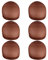 6 Stück Haarnetz Nylon Wig Caps Perückenkappe Set Elastische Atmungsaktive Haarnetz für Perücken (Dunkelbraune)
