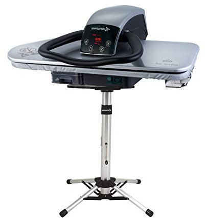 Speedypress Prensa de Planchado a Vapor 81HD-Plata/Negro, Resistente Profesional 81cm con Soporte