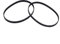 Lot de 2 courroies de distribution pour ponceuse Roybi, Rockwell, Grizzly, Delta 10,2 x 15,2 cm