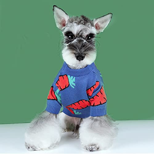 PJDDP Hund Hundepullover Haustier Pullover Rollkragen, Warme Strickwaren, Hundepulli Winter Strickpullover Kostüme Hundebekleidung Welpenpullover Haustiermantel Für Welpen Kleine Mittelgroße Hunde,XXL