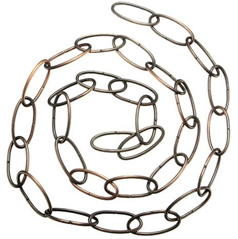 Lodokdre Robuste Kette für Hängeleuchte, Vintage, Rot