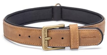 Beeztees Balacron Ax - Hundehalsband - Kunstleder - Braun - 52-62 cm x
