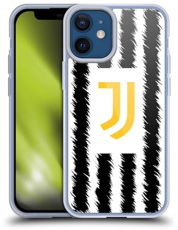 Head Case Designs Offizielle Juventus Football Club Home 2023/24 Match Kit Soft Gel Handyhülle Hülle kompatibel mit Apple iPhone 12 Mini