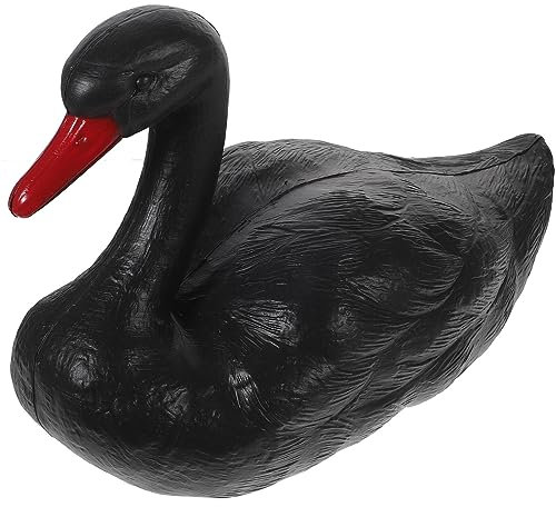 Cabilock Gartendeko Schwimmender Schwan Figur Deko Garten Statue 3D Ente Skulptur Gartenfiguren Dekofigur Tierfiguren Teichfiguren für Außen Teichdeko Terrassen Hof Teich Dekoration