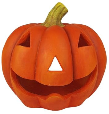 Kürbis Windlicht Halloween Herbst Herbstdeko (29 cm)