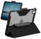 URBAN Armor Gear Plyo Case Apple iPad Pro 11 Hülle (M4 / 2024) (Wake/Sleep Funktion, Apple Pencil 2 Stift-Halter, Standfunktion) schwarz/Ice