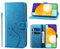 KRAFTCARE Handyhülle für Samsung Galaxy A52/A52S Hülle, für Samsung A52 4G/5G Hülle mit Kartenfach Geld Slot Ständer Magnetic Closure, Flip Case Leder Schutzhülle Tasche für Galaxy A52S Hülle