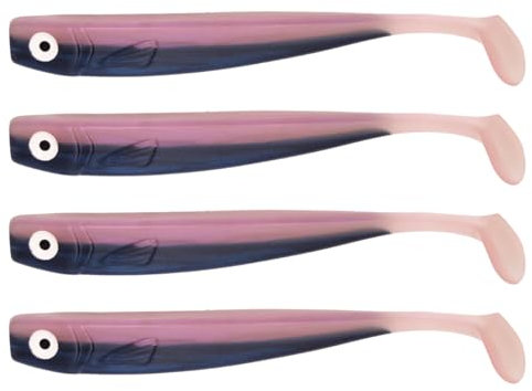 Zanderbait 16cm Pinki, Angelköder, Kunstköder, Zanderbait, Zanderköder, Softbait, Gummifisch, Gummiköder, Lieferumfang 4 Stück.