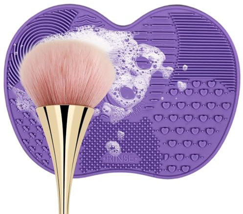 Tampon de nettoyage pour pinceaux cosmétiques, tampon de nettoyage pour pinceaux de maquillage en silicone - Tapis de nettoyage pour pinceaux de maquillage en Silicone, doux,Tapis d'entretien d'outils