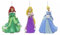 Addobbo Albero Di Natale Principesse Disneey Prodotto Assortito+ Sacchetto In Velluto Varzi - Varzi Il Natale Dal 1956
