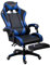 Mi Ko Mi Ka Silla Gaming para Escritorio, Oficina y Juegos Online Giratoria. Silla Cómoda de Altura Ajustable para Gaming ergonómica, de Piel sintética (SILLA-GAMING-813F-AZUL-GJ)