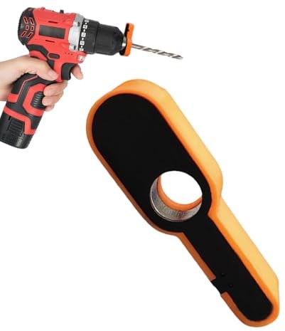 Laser Drill Guide Make Drill Straight Holes Every Time Quick Installation Straight Guide Universal Drill Verticalizer for Woodworkers Homeowners DIY Enthusiasts Remodelers Equal Drilling (Orange)