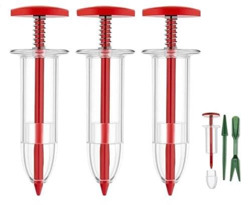JNJOOD Mini-Samenspender, Pflanzwerkzeug für kleine Samen, tragbarer Streuwagen für kleine Samen