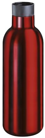 cilio Isoliertrinkflasche DELUXE 650 ml, auslaufsicher, 18h heiß/24h kalt | Edelstahl rostfrei, Kupferbeschichtung, kohlensäurefest, 360°-Trinkverschluss, zerlegbar, Höhe 24,5 cm, auslaufsicher