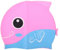 iplusmile Cartoon Silicone Swim Cap Stretchy Ear Protector for Durable Design with Adorable Whale Pattern Fits Head Keeps Hair Dry and Ears Protected