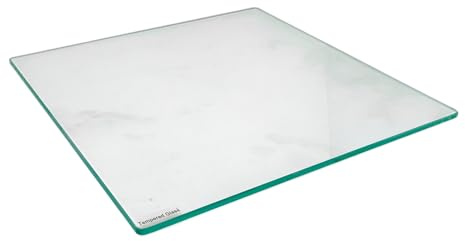 Shoplines Supplies Tempered Glass Display Shelf Panel–Thick Toughened Glass with Rounded Edges –Sleek Floating Style Modern Look for Home or Retail Display