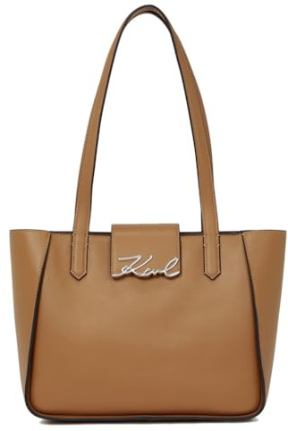 KARL LAGERFELD Tasche Sm K/Signature, Camel