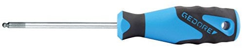 GEDORE 3K Screwdriver, Ball Head, Hexagonal 6 mm, 1 Piece, 2163 K 6