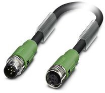 PHOENIX CONTACT SAC-5P-MS/5.0-186/FS SCO Sensor/Aktor-Kabel, 5-Polig, PUR, Stecker Gerade M12 Speedcon, A Kodierung, Auf Buchse Gerade M12 Speedcon, A Kodierung, 5m Kabellänge, Schwarz/Grau