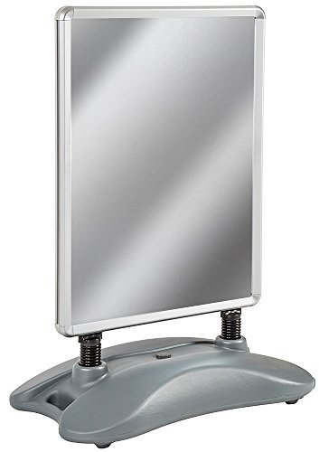 tectake® Stop trottoir exterieur Panneau affichage - Porte affiche Format A1 Double face Films de protection - Panneau publicitaire Chevalet Porte menu Affiches Poster Bar Pub Magasin Restauration