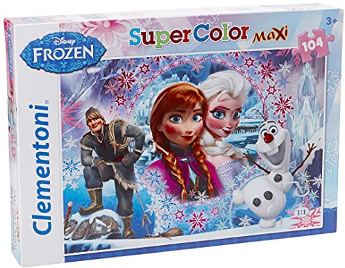 Clementoni 23662.6 - Maxi Puzzle - Eiskönigin, 104 Teile