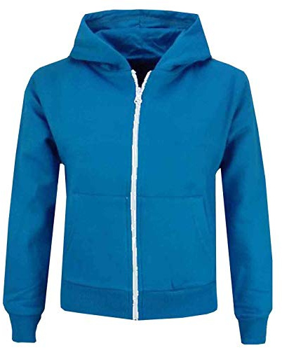 A2Z 4 Kids Girls Boys Classic Plain Tie Dye Print Full Zip Up Hooded Zipper Top Jacket Warm Zipped Coat Long Sleeve PE School Sweat Hoodie Casual Fashion Children Unisex Size 2-13 Years